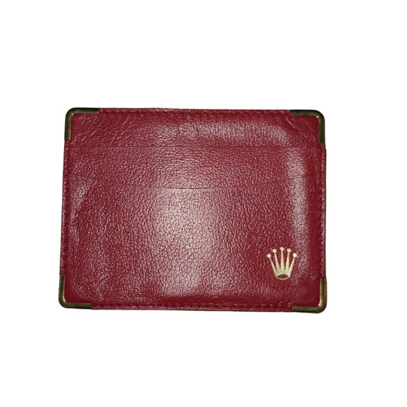 Rolex Other - Rolex Card Holder Red